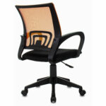 Кресло BRABIX "Fly MG-396", с подлокотниками, сетка, оранжевое/черное, 532084 — изображение 3