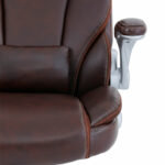 Кресло BRABIX PREMIUM "Phantom EX-553", рециклированная кожа, регулируемый подголовник, коричневое, 532941 — изображение 11