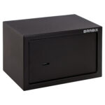 Сейф мебельный BRABIX "SF-200KL", 200х310х200 мм, ключевой замок, черный, 291144, S103BR211114 — изображение 3