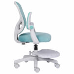 Кресло детское с подставкой для ног BRABIX "Sky MG-206", велюр, голубое, 533155 — изображение 4