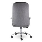 Кресло офисное "Бостон", CH-277, хром, ткань, серый (M-02) — изображение 5