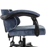 Кресло компьютерное BRABIX "Shooter GM-123", 2 подушки, ткань, синее/серое, 533212 — изображение 9