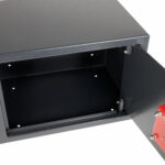 Сейф мебельный DASWERK (ДАСВЕРК) SC-250KL (250х350х250 мм), ключевой замок, графит, 291342 — изображение 9