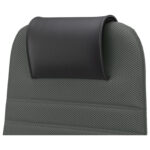 Кресло офисное МЕТТА "SU-B-10" хром, ткань-сетка, сиденье и спинка мягкие, темно-серое — изображение 11