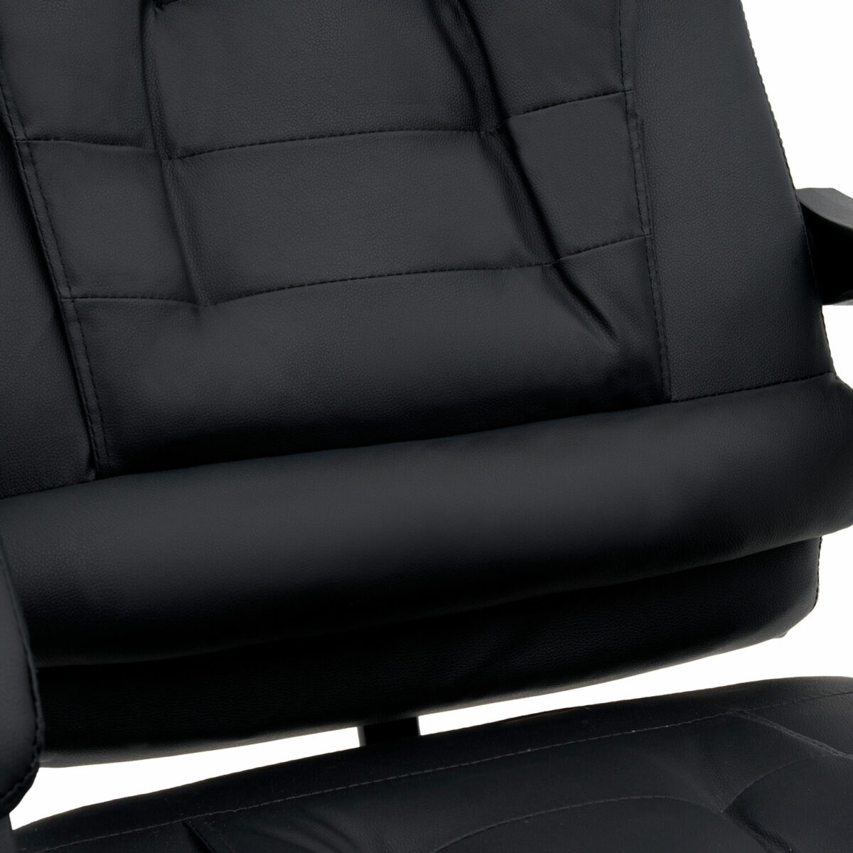 Кресло офисное CROMEX (КРОМЕКС) "Lounge MS-007", подножка, 6 массажных модулей, экокожа, черное, 532960 — изображение 13