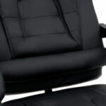 Кресло офисное CROMEX (КРОМЕКС) "Lounge MS-007", подножка, 6 массажных модулей, экокожа, черное, 532960 — изображение 13