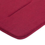 Подушка на стул плоская "РОГОЖКА" 37x37 см, полиэстер, бордовая, PRIMILA (ПРИМИЛА) STANDARD, 700510 — изображение 4