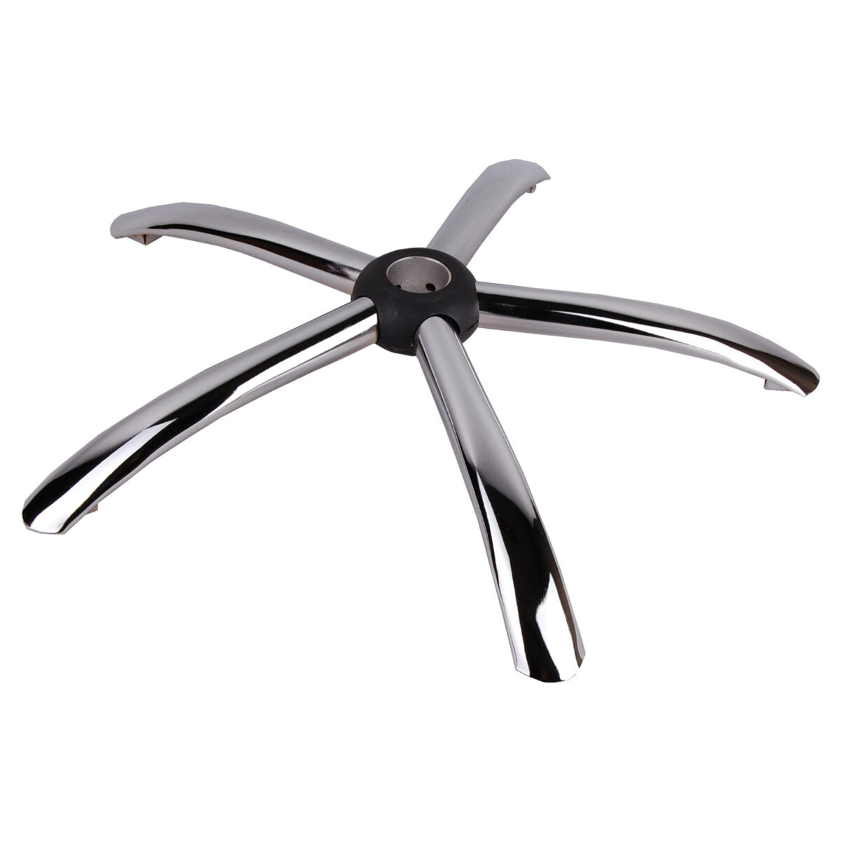 Пятилучие для кресла, нагрузка до 120 кг, диаметр 700 мм, NZ004, металлическое, хром — изображение 3