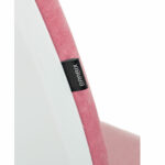 Кресло детское BRABIX "Fancy MG-201W", с подлокотниками, пластик белый, ткань вельветовая, розовое, 533009 — изображение 6