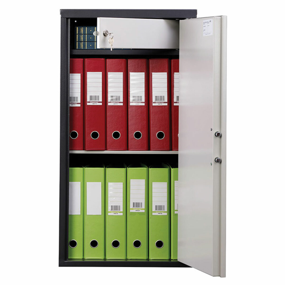Шкаф металлический для документов AIKO "SL-87ТEL" ГРАФИТ, 870х460х340 мм, 21 кг, S10799090902 — изображение 3