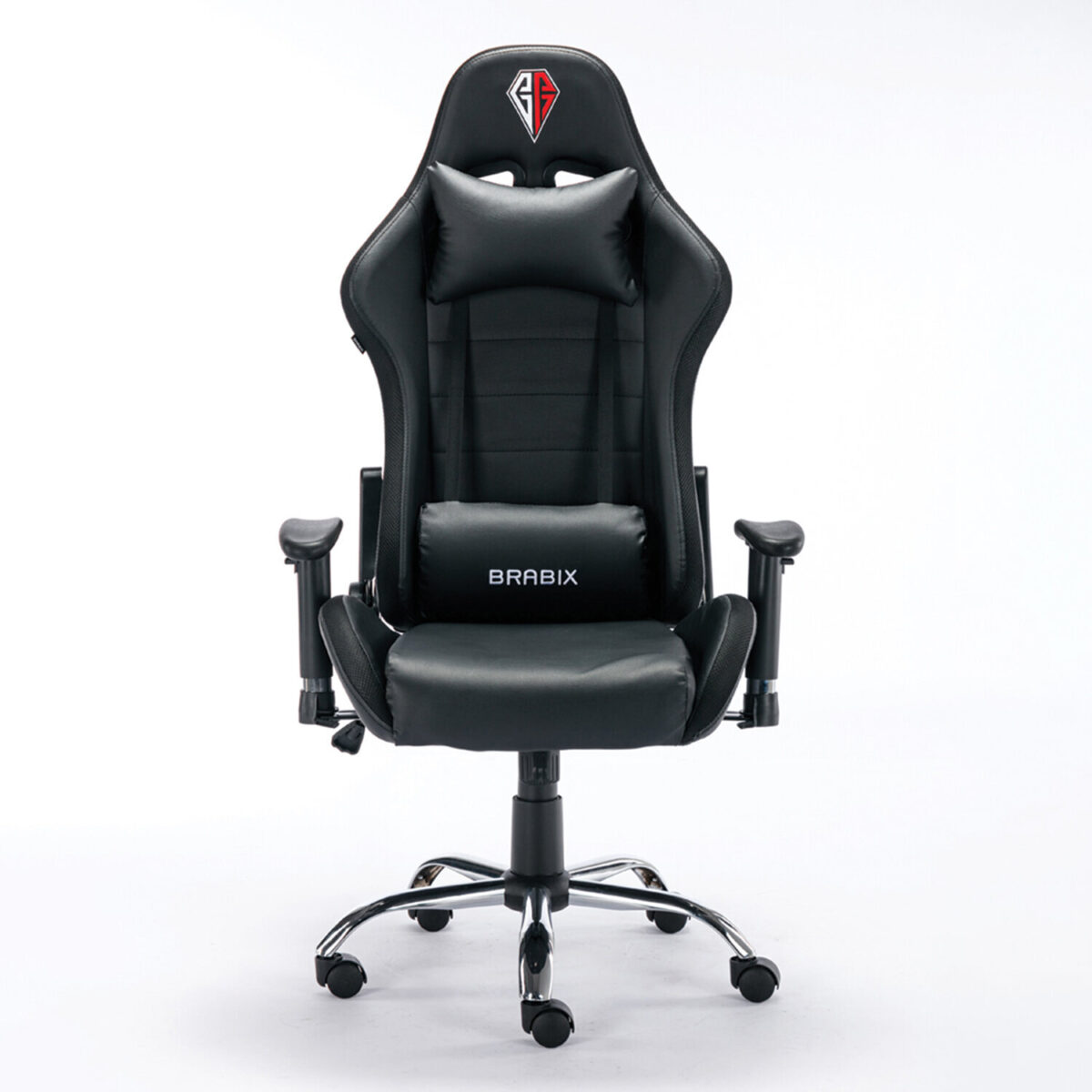 Кресло компьютерное BRABIX "Lumen GM-150 RGB", подсветка, две подушки, экокожа, черное, 532801 — изображение 3