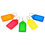 Бирки для ключей КОМПЛЕКТ 20 ШТ., длина 55 мм, инфо-окно 39х22 мм, АССОРТИ, BRAUBERG, 237495 — изображение 8