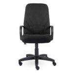 Кресло офисное "Менеджер", ткань, монолитный каркас, черное С-11, В-14 — изображение 3