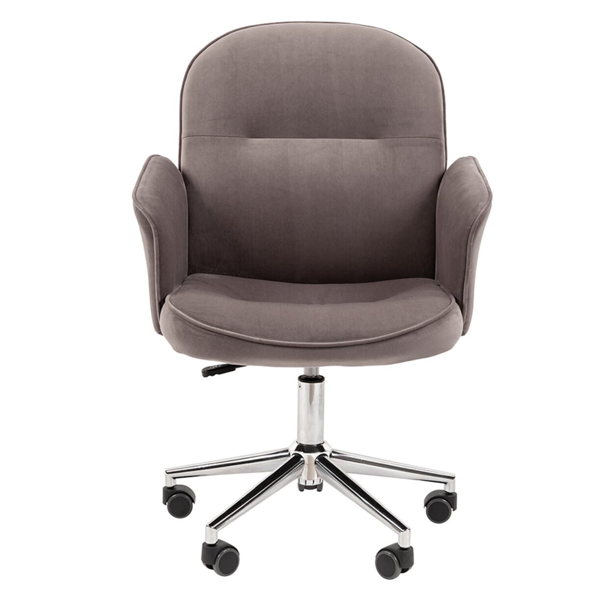 Кресло офисное Chairman CH 130, велюр, темно-серое, 7142119 — изображение 3