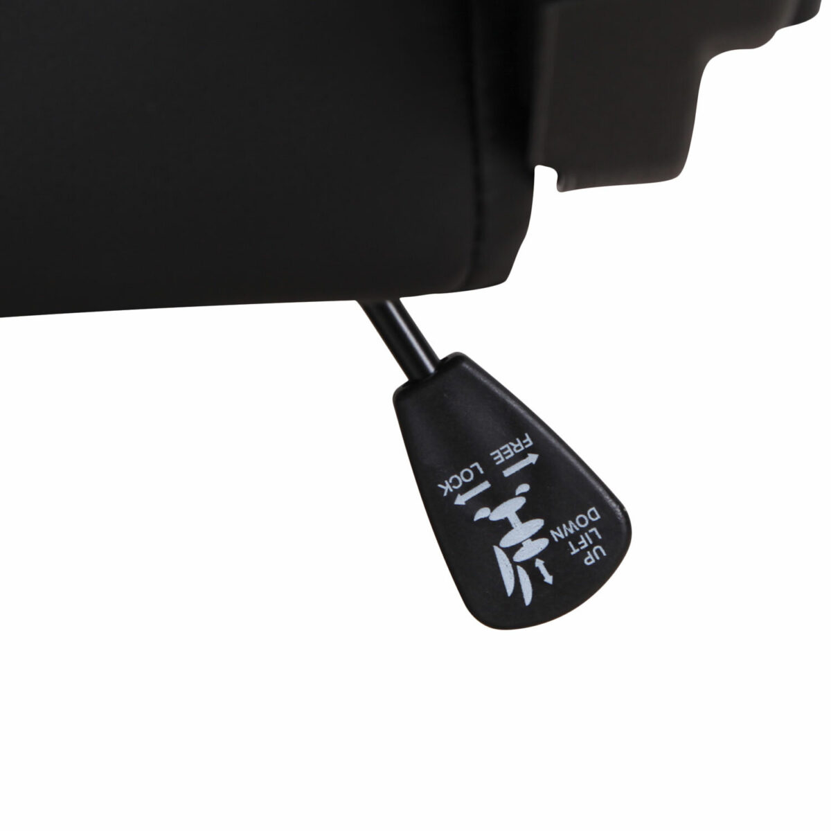 Кресло компьютерное BRABIX "GT Master GM-110", две подушки, экокожа, черное/голубое, 531928 — изображение 14