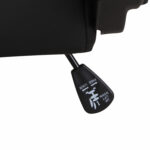 Кресло компьютерное BRABIX "GT Master GM-110", две подушки, экокожа, черное/голубое, 531928 — изображение 14