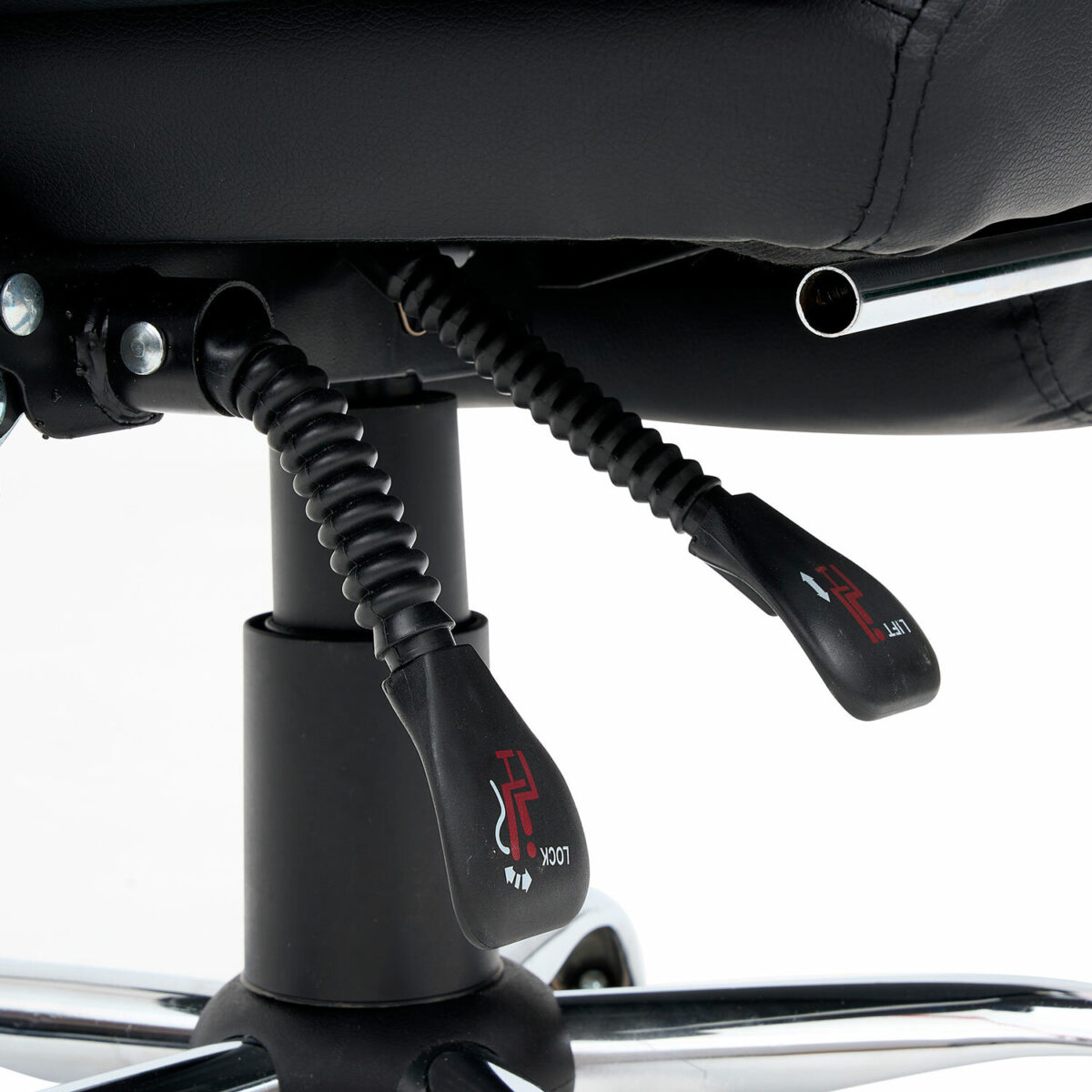 Кресло офисное CROMEX (КРОМЕКС) "Chill MS-005", с функцией вибромассажа, подножка, экокожа, черное, 532958 — изображение 15