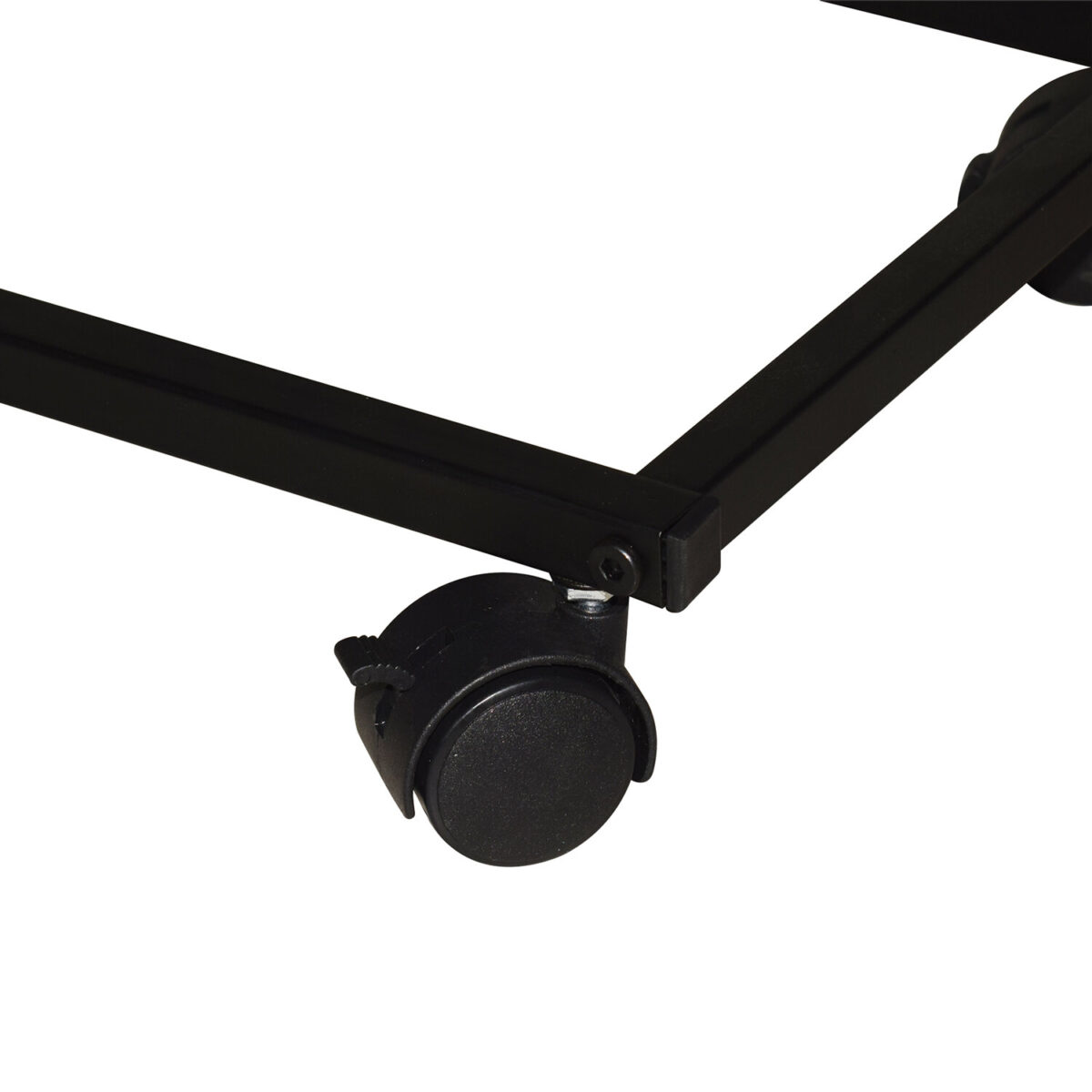 Стол журнальный BRABIX "LOFT CT-001", 450х250х680 мм, на колёсах, металлический каркас, цвет морёный дуб, 641859 — изображение 7