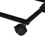 Стол журнальный BRABIX "LOFT CT-001", 450х250х680 мм, на колёсах, металлический каркас, цвет морёный дуб, 641859 — изображение 7