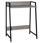 Стол на металлокаркасе BRABIX "LOFT CD-003", 640х420х840 мм, цвет дуб антик, 641216 — изображение 2