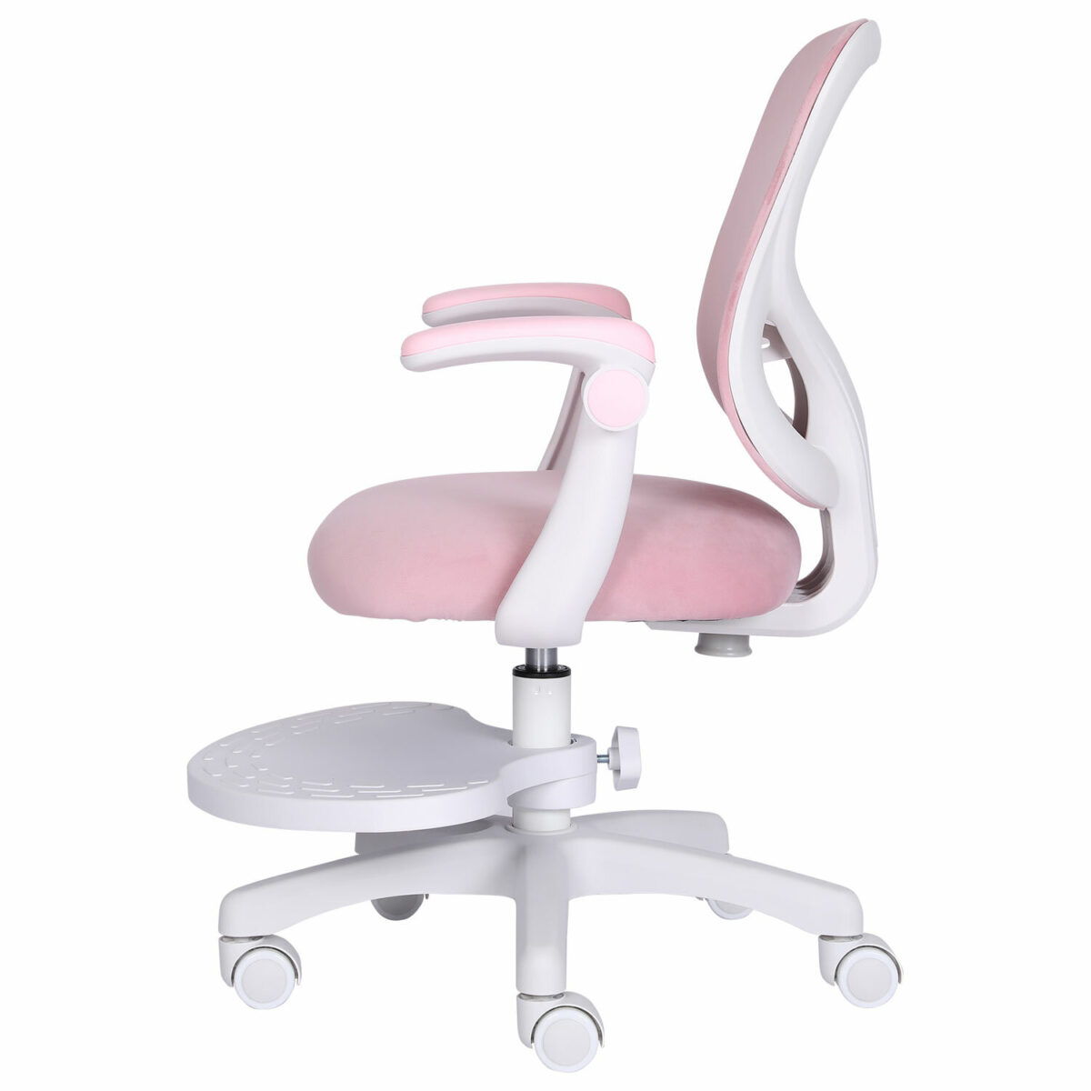 Кресло детское с подставкой для ног BRABIX "Sky MG-206", велюр, розовое, 533154 — изображение 9