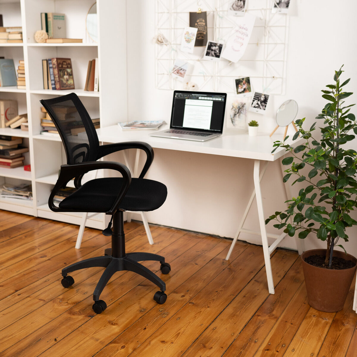 Кресло BRABIX "Fly MG-396", с подлокотниками, сетка, черное, 532083 — изображение 17