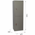 Шкаф металлический для документов BRABIX "KBS-032Т", 1503х470х390 мм, 37 кг, трейзер, сварной, 291157 — изображение 6