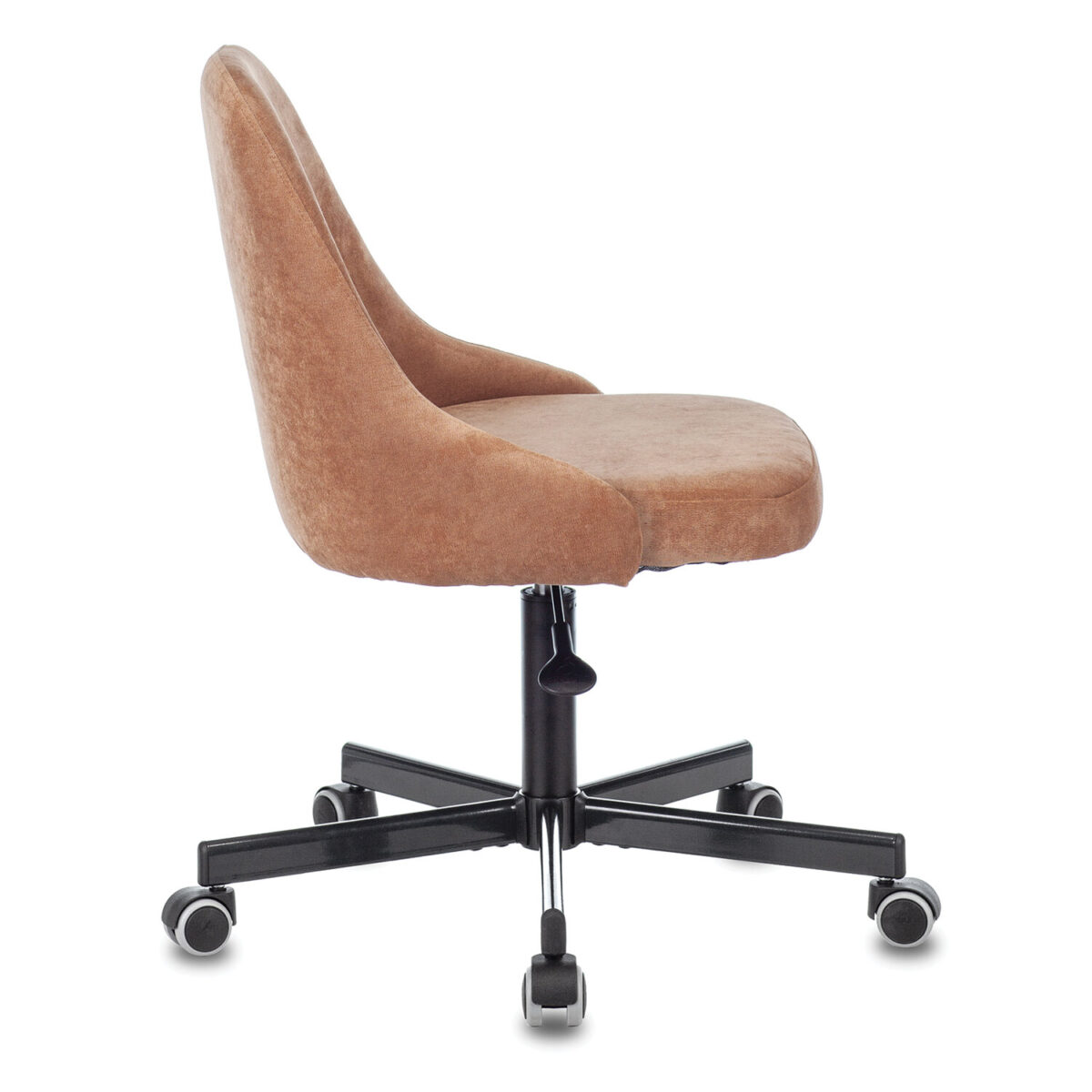 Кресло CH-340M, пятилучие металлическое, ткань, светло-коричневое, 1397884 — изображение 4