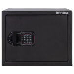 Сейф мебельный BRABIX "SF-280EL", 280х350х300 мм, электронный замок, черный, 291149, S103BR212414 — изображение 3