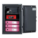 Сейф огневзломостойкий VALBERG "Гарант-67Т EL", 670х440х440 мм, 99 кг, эл. замок, трейзер, крепление к полу — изображение 3