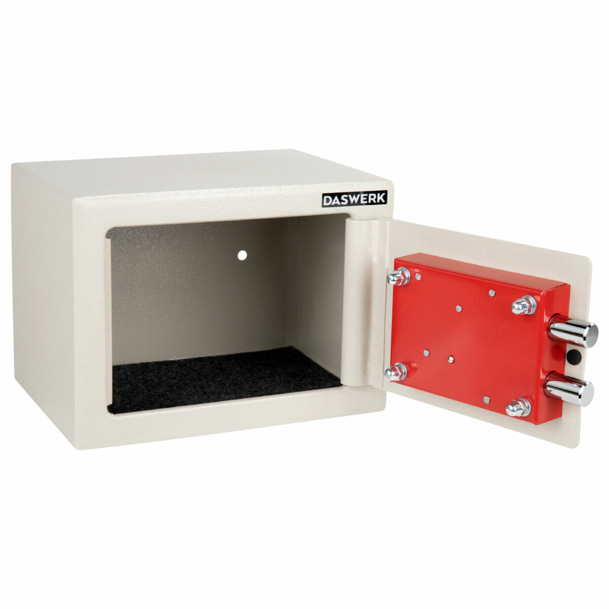 Сейф мебельный DASWERK (ДАСВЕРК) SC-170KL (170х230х170 мм), ключевой замок, бежевый, 291339 — изображение 5