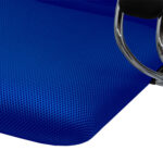 Кресло офисное МЕТТА "SU-B-8" хром, ткань-сетка, сиденье мягкое, синее — изображение 13