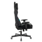 Кресло компьютерное Zombie VIKING KNIGHT, 2 подушки, ткань, черное, 1379928 — изображение 4