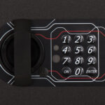 Сейф мебельный BRABIX "SF-200EL", 200х310х200 мм, электронный замок, черный, 291145, S103BR211214 — изображение 4