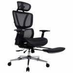 Кресло BRABIX PREMIUM "Evolution ER-700", подножка, слайдер, синхромеханизм, сетка, черное, 532947 — изображение 6