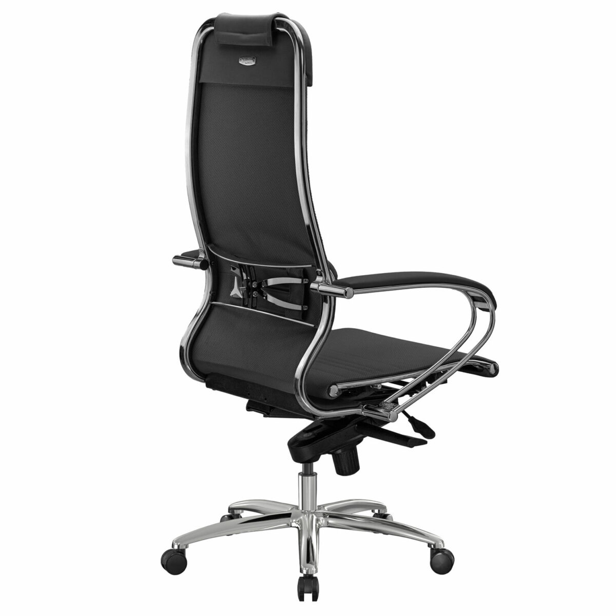 Кресло офисное МЕТТА "SAMURAI" K-1, экокожа, черное — изображение 7