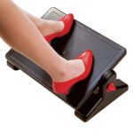 Подставка для ног BRAUBERG, офисная, 41,5х30 см, с фиксаторами, черная, 530364 — изображение 5