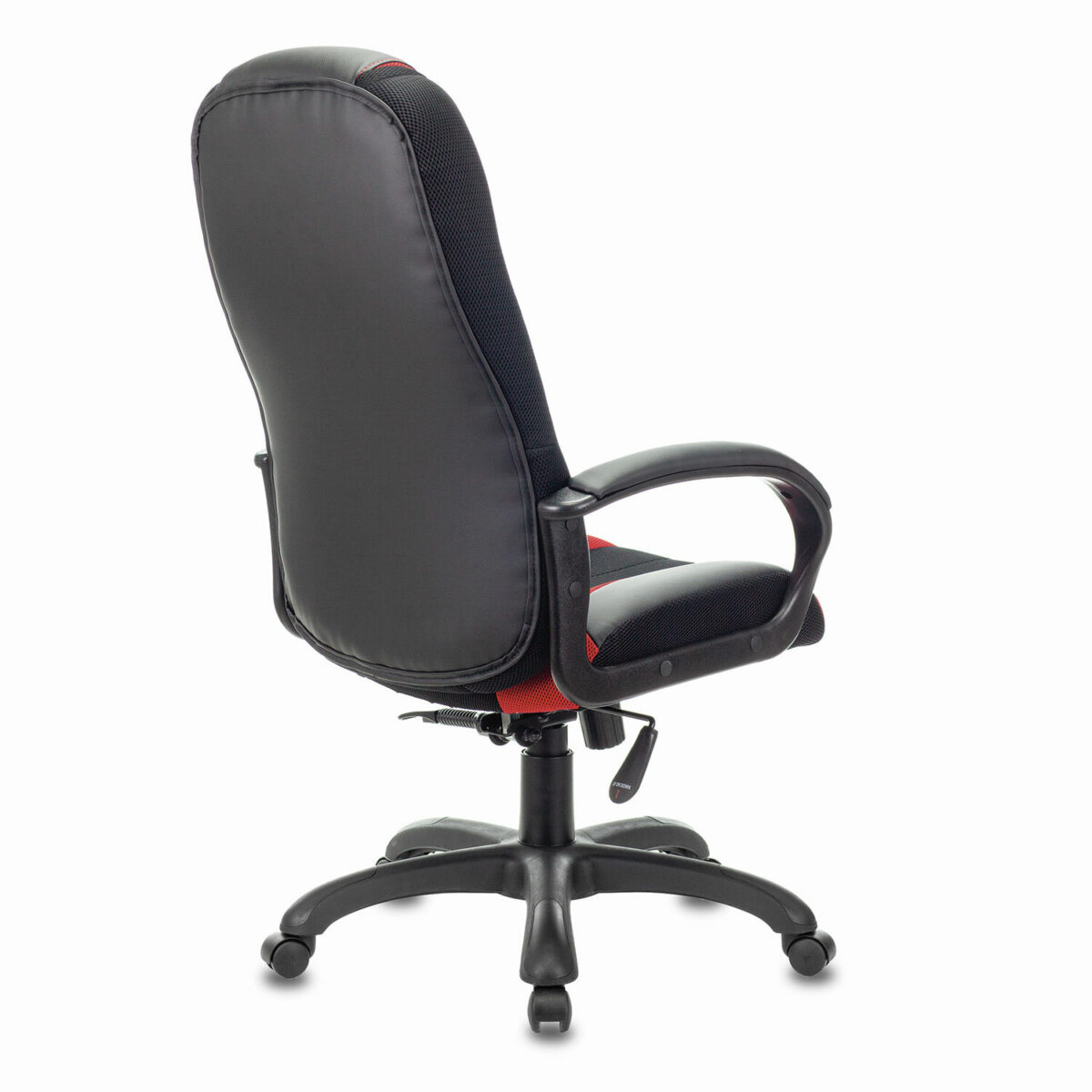Кресло компьютерное BRABIX PREMIUM "Rapid GM-102", экокожа/ткань, черное/красное, 532107 — изображение 5