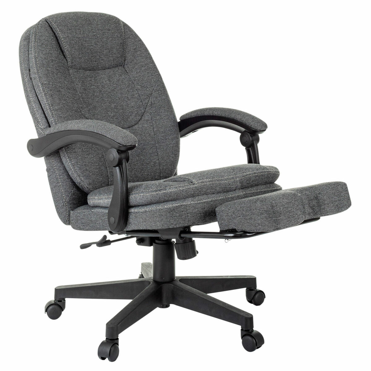 Кресло офисное CH-868MSG-BF, синхромеханизм, вибромодуль, подставка для ног, ткань, серое, 1998751 — изображение 9