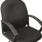 Кресло оператора "Компакт", СН 681, с подлокотниками, черное — изображение 6