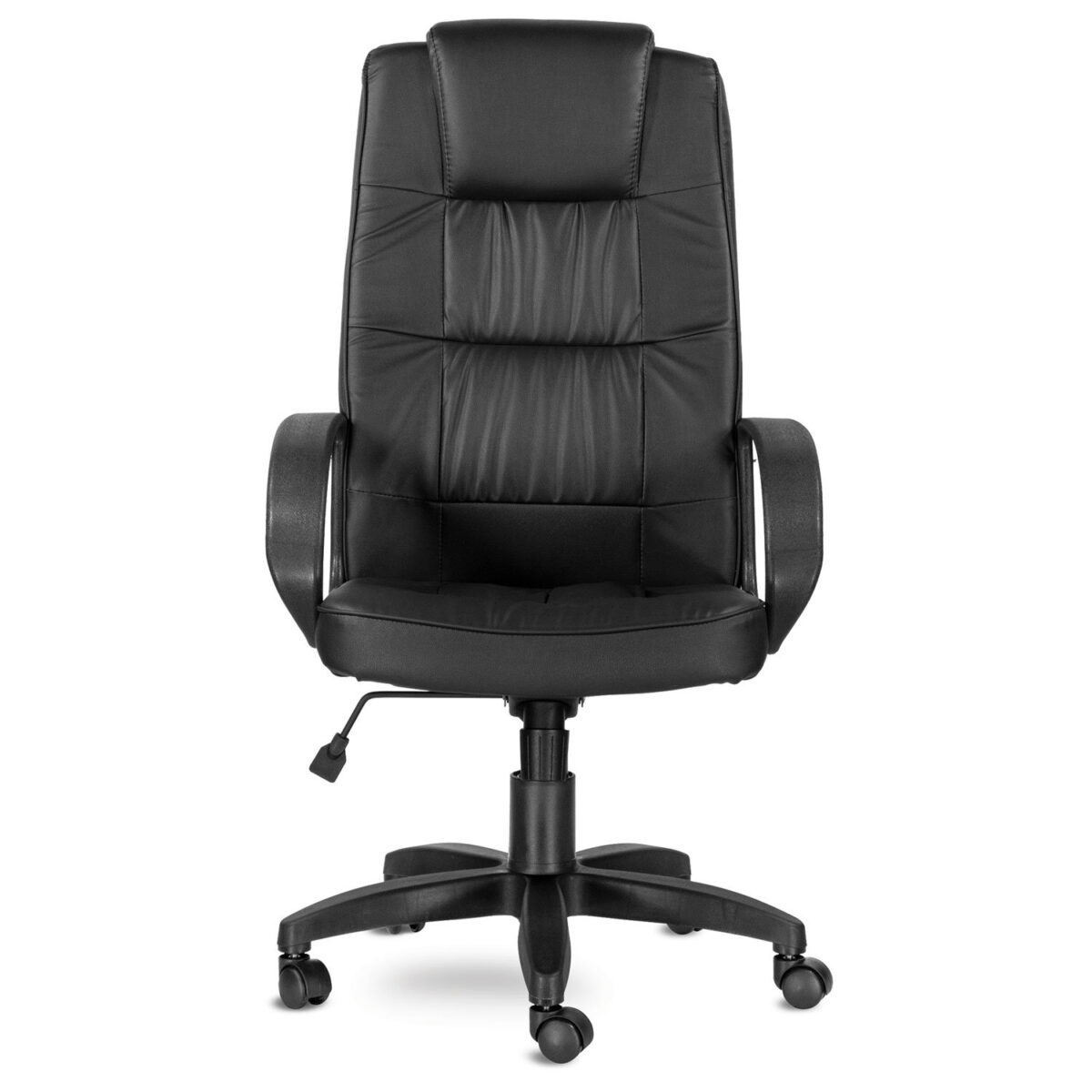 Кресло офисное "Премьер", кожзам, черное — изображение 4