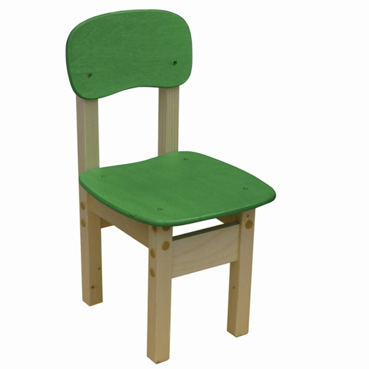 88e7feb3be4a1f0aa8e87b298db846c3_xl Стул детский "Яблочко-2", рост 2 (115-130 см), фанера/дерево, зеленый — изображение 1