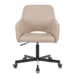 Кресло CH-380M, пятилучие металлическое, ткань, бежевое, 1430564 — изображение 3