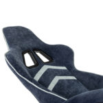 Кресло компьютерное BRABIX "Shooter GM-123", 2 подушки, ткань, синее/серое, 533212 — изображение 8