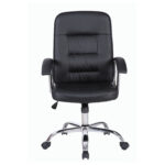 Кресло BRABIX "Bit EX-550", хром, экокожа, черное, 531838 — изображение 4