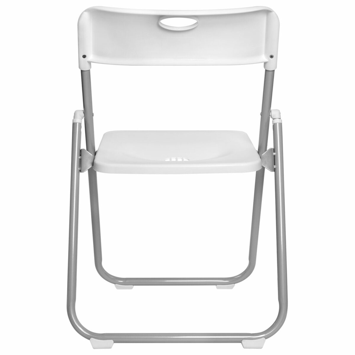 Стул складной BRABIX "Golf Lite CF-017", серебристый каркас, пластик белый, 532896 — изображение 4