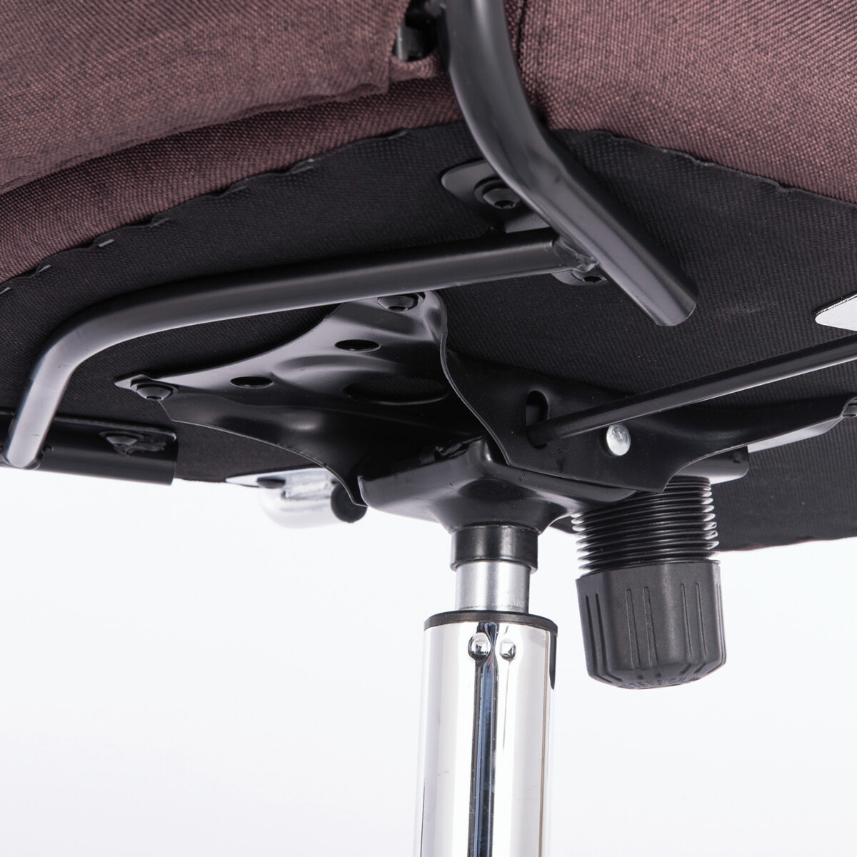 Кресло офисное BRABIX "Flight EX-540", хром, ткань, сетка, коричневое, 531849 — изображение 10