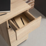 Стол письменный/компьютерный BRABIX "Scandi CD-016", 1100х500х750 мм, 4 ящика, дуб сонома, 641892, ЦБ013707-2 — изображение 8