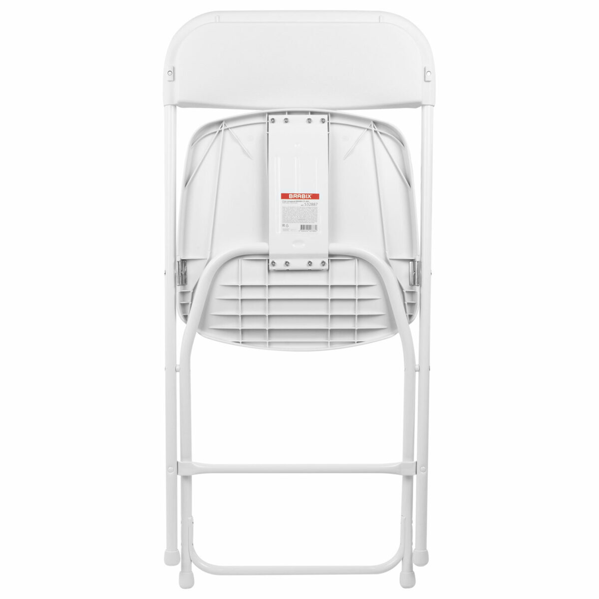 Стул складной BRABIX "Golf CF-002", белый каркас, пластик белый, 532887 — изображение 8