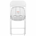 Стул складной BRABIX "Golf CF-002", белый каркас, пластик белый, 532887 — изображение 8